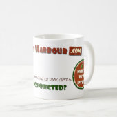 Sind Sie anschlossen Kaffee-Tasse Kaffeetasse (VorderseiteRechts)