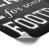 SIND SIE BEREIT FÜR EINIGE FOOTBALL Sign Chalk Pri Poster (Ecke)