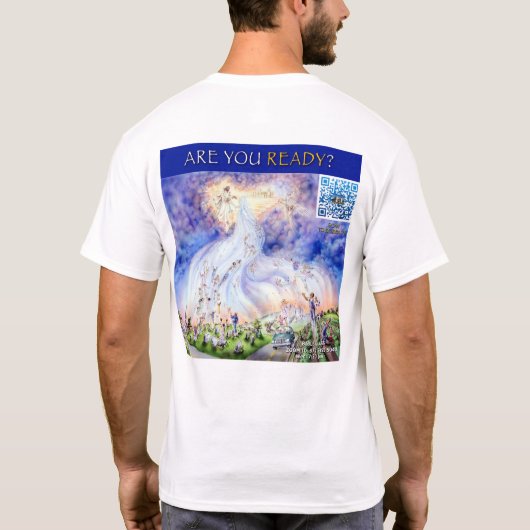 Sind Sie bereit für T - Shirt? T-Shirt (Rückseite)