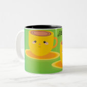 Sind Sie bereit für Tee/Kaffee Mugs Cups Zweifarbige Tasse (Vorderseite Links)