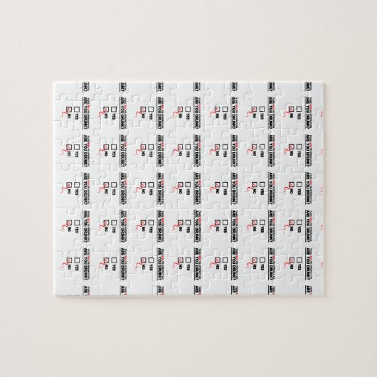 Sind Sie betrunken? Puzzle (Horizontal)