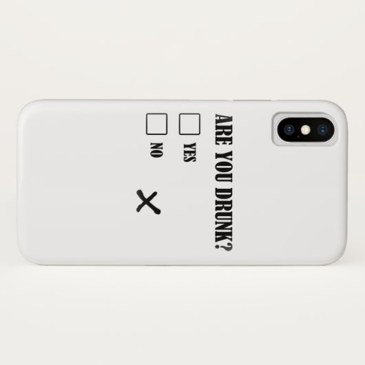 sind Sie betrunkene lustige Case-Mate iPhone Hülle (Rückseite (Horizontal))