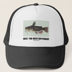 Sind Sie Catfished gewesen? (Wels-Illustration) Truckerkappe