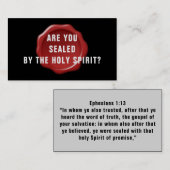 Sind Sie Christlich durch den Heiligen Geist versi Visitenkarte (Vorne/Hinten)