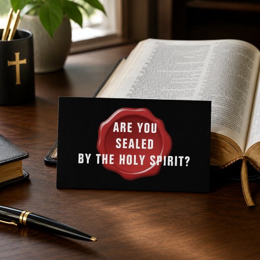 Sind Sie Christlich durch den Heiligen Geist versi Visitenkarte