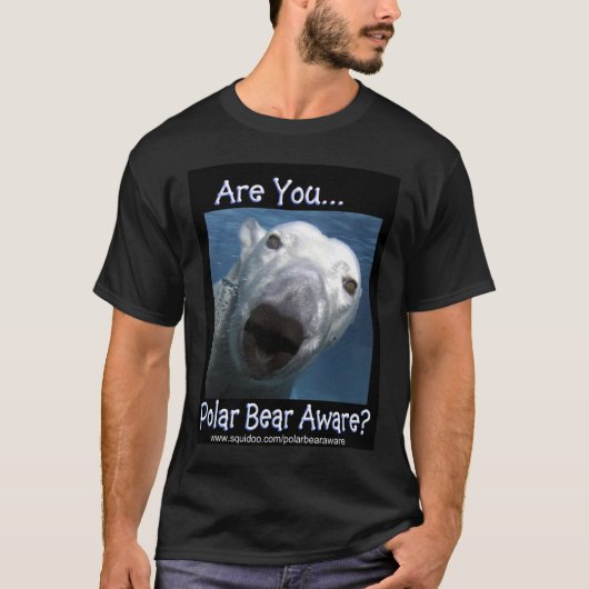 SIND SIE DER BEWUSSTE EISBÄR T-Shirt (Vorderseite)