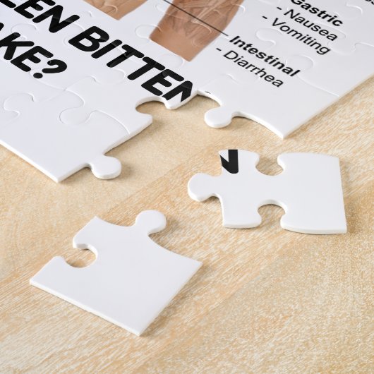 Sind Sie durch eine Schlange gebissen worden? Puzzle (Seite)