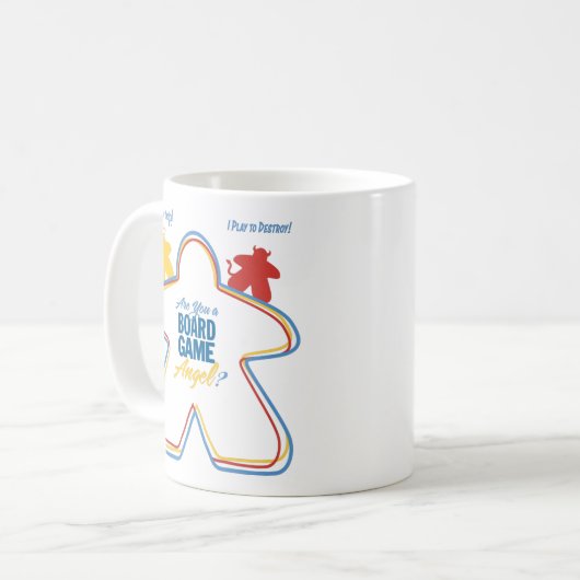 Sind Sie ein Brettspiel-Engel? Tasse (Vorderseite Links)