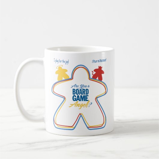 Sind Sie ein Brettspiel-Engel? Tasse (Links)