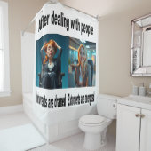 Sind Sie ein introvertierter oder extrovertierter Duschvorhang (Beispiel)