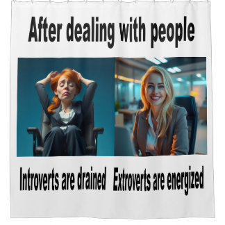 Sind Sie ein introvertierter oder extrovertierter Duschvorhang