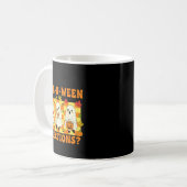 Sind Sie Fall-o-ween-Anweisungen Lustiger Geist-Le Kaffeetasse (Vorderseite Links)