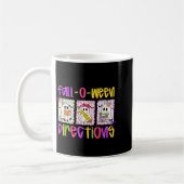 Sind Sie Fall-o-ween Anweisungen Lustiger Lehrer H Kaffeetasse (Links)