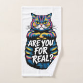 Sind Sie für eine echte Grumpy Chat? Handtuch (Handtuch)