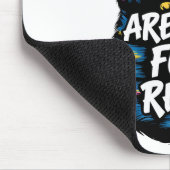 Sind Sie für eine wirklich lustige, gruselige Katz Mousepad (Ecke)