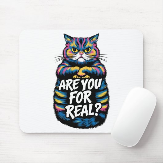 Sind Sie für eine wirklich lustige, gruselige Katz Mousepad (Mit Mouse)