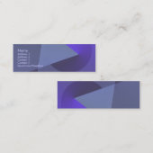 Sind Sie geometrische 8 Visitenkarten Mini Visitenkarte (Vorne/Hinten)