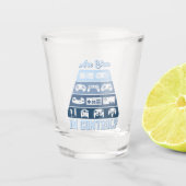 Sind Sie in Kontrolle - Retro Gamer Schnapsglas (Vorderseite)
