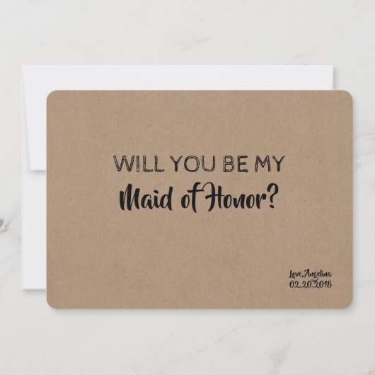 Sind Sie in oder was für ein lustiger Vorschlag fü Einladung (Rückseite)