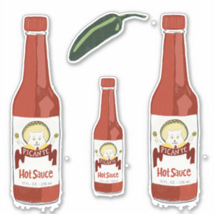 Sind Sie Kätzchen? Soße-Katze mit Maracas Salsa Aufkleber