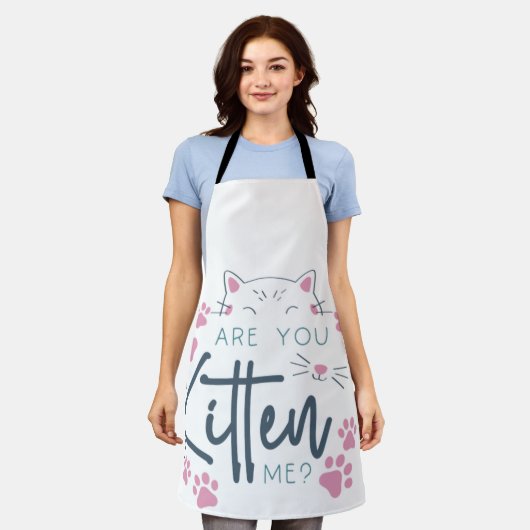 Sind Sie Katzenmutter-Schürze für mich? Schürze (Getragen)