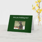 SIND SIE KIDDING=40. GEBURTSTAG SPASS KARTE (Gelbe Blume)