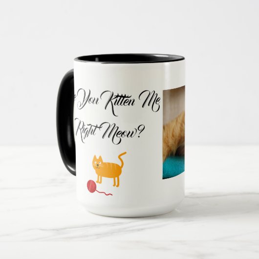 Sind Sie Kitten Me Cat Pet Meow Destiny's Tasse (Vorderseite Links)