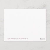 Sind Sie kostenlos? Postkarte (Rückseite)