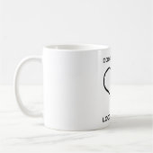 Sind Sie? Liebt mich! Kaffeetasse (Links)