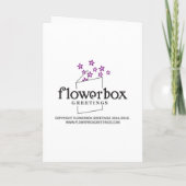 Sind Sie mein blaues etwas? Hochzeits-Karte Einladung (Rückseite)