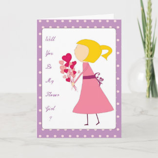 sind Sie mein Blumenmädchen Einladung