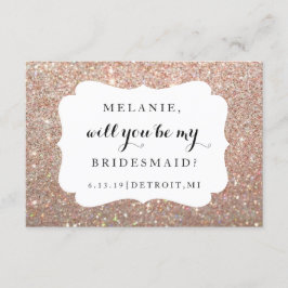 Sind Sie mein Brautjungfer-Hochzeit Einladung