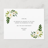 Sind Sie mein Brautjungfern-Antrag Ankündigungspostkarte (Rückseite)