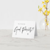 Sind Sie mein Godparents-Antrag-Geschenk Karte (Gelbe Blume)