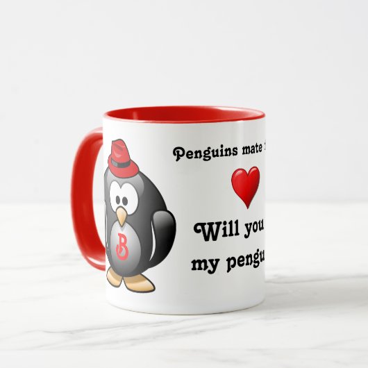 Sind Sie mein Penguin-Kamerad für Tasse (Vorderseite Links)