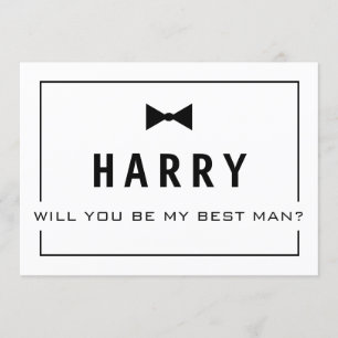 Sind Sie mein Trauzeuge? Der Trauzeuge laden ein Einladung