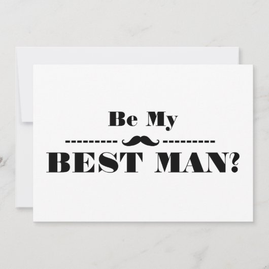 Sind Sie mein Trauzeuge Einladung (Vorderseite)