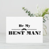 Sind Sie mein Trauzeuge Einladung (Stehend Vorderseite)