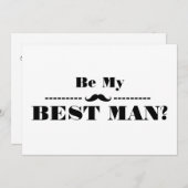 Sind Sie mein Trauzeuge Einladung (Vorne/Hinten)