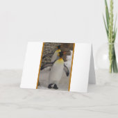 Sind Sie mein Trauzeuge? Penguin-Spaß-Karte Einladung (Rückseite)