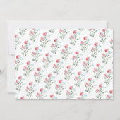 Sind Sie mein TrauzeuginblumenWatercolor Einladung (Rückseite)