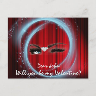 Sind Sie mein Valentinsgruß? Feiertagspostkarte