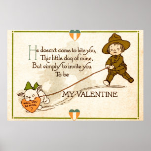 Sind Sie mein Valentinsgruß? Plakat