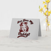 Sind Sie mein Vater-Kind-Unterstützungsberater? Karte (Gelbe Blume)