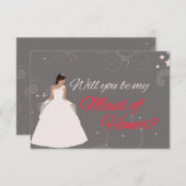 Sind Sie mein weißes extravagantes Kleid der Einladung (Vorne/Hinten)