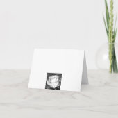 Sind Sie meine Brautjungfer BW-Rose Einladung (Rückseite)
