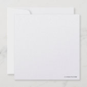 Sind Sie meine Brautjungfer? Einladung (Rückseite)