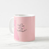 "Sind Sie meine Brautjungfer? " Kaffeetasse (Vorderseite Links)