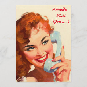 sind Sie meine Brautjungfer/Trauzeugin Einladung