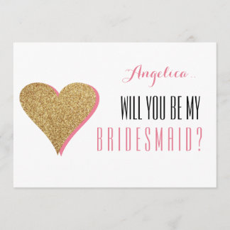 Sind Sie meine Brautjungfern-Einladung Einladung